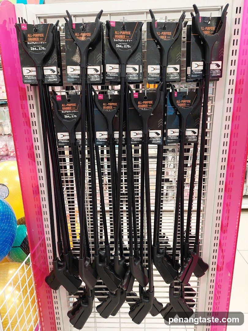 All-Purpose Grabber Tools on Display Rack