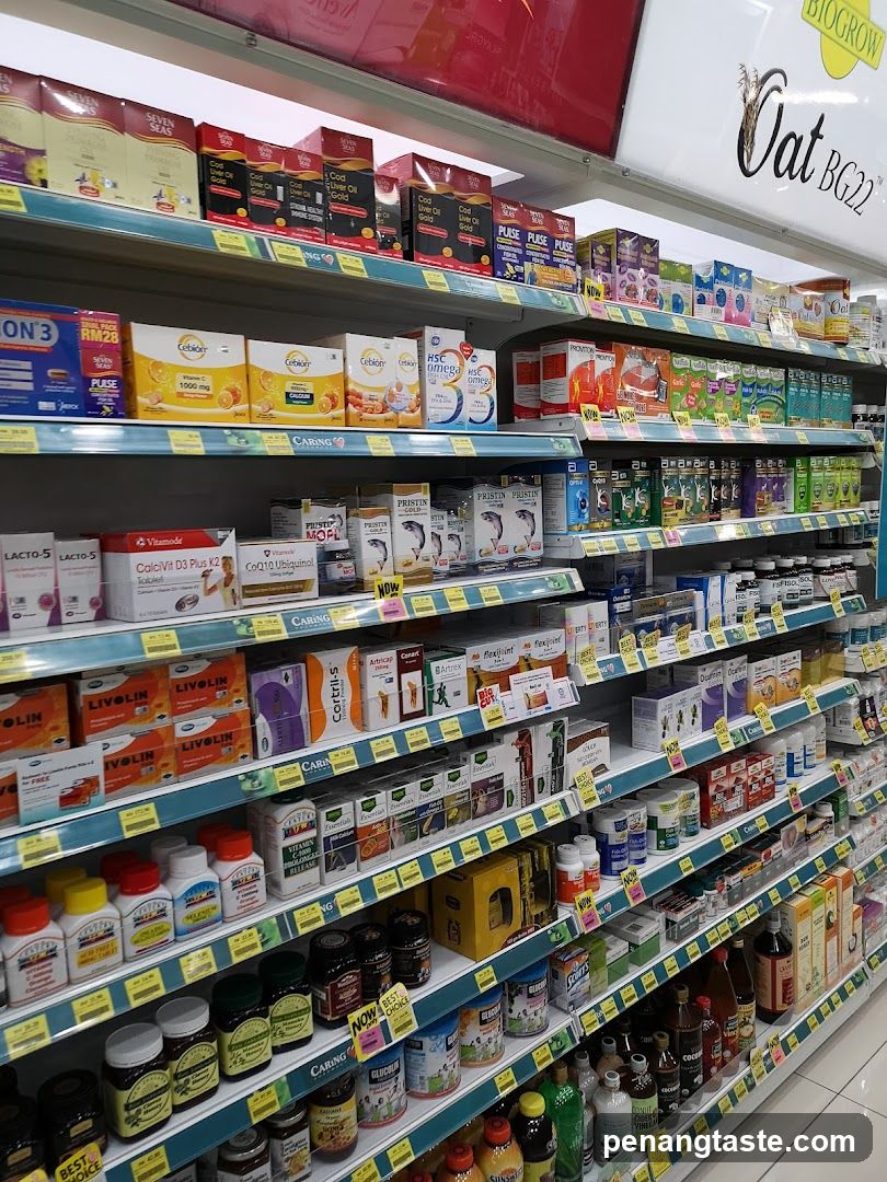 Health Supplements Aisle