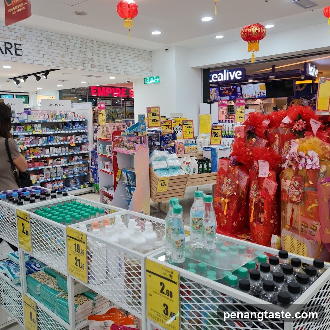 Store Interior with Sale Items