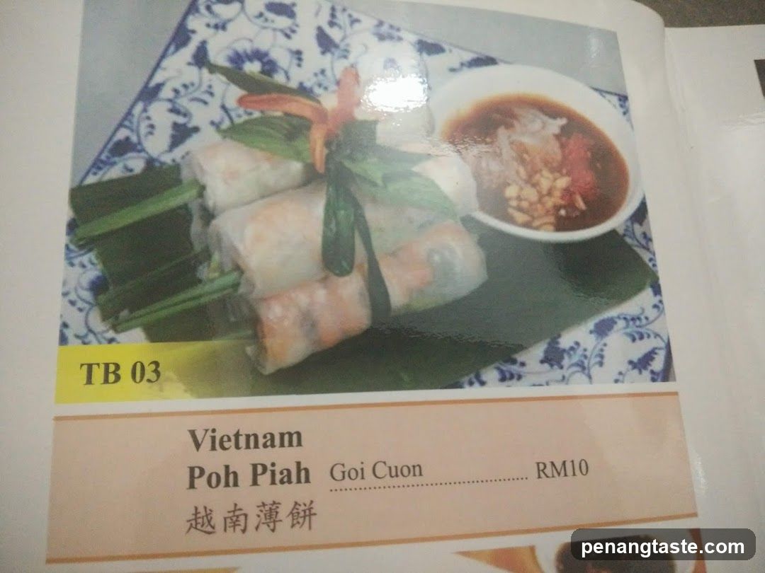 Vietnamese Poh Piah (Goi Cuon)