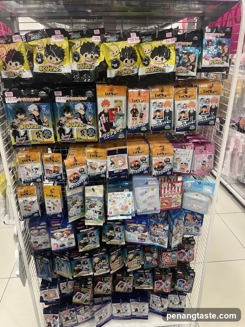 Anime Merchandise Display