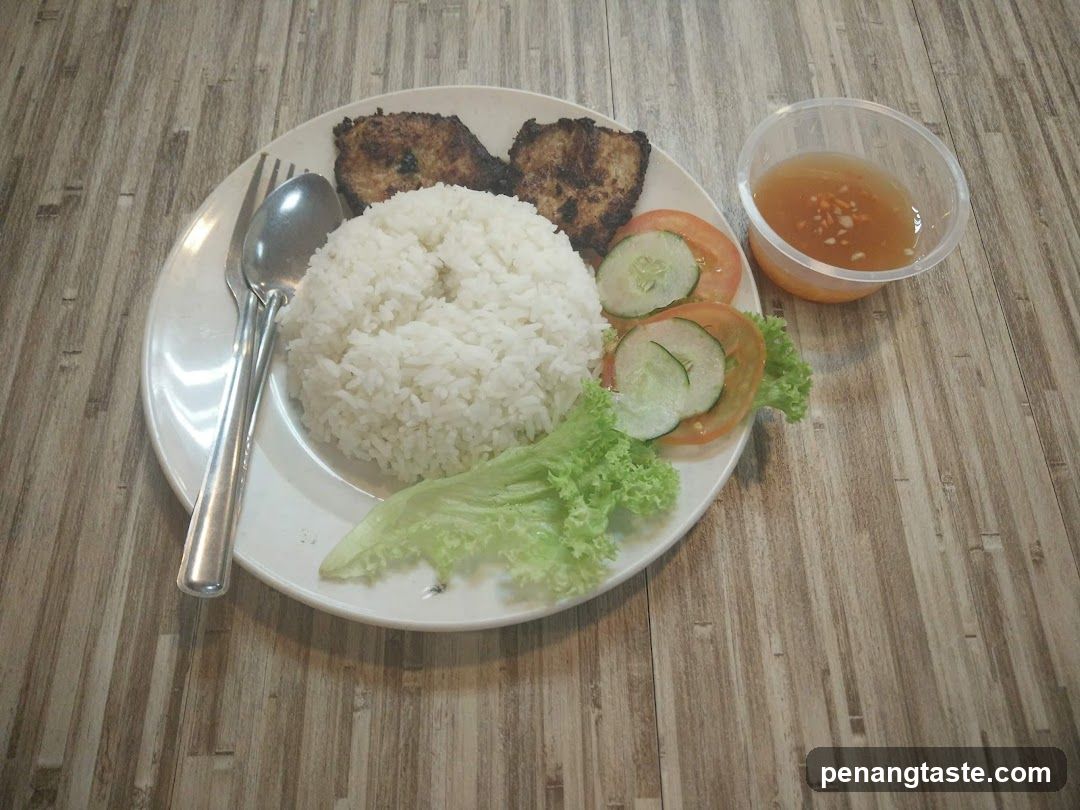 Food Plate on Wooden Table