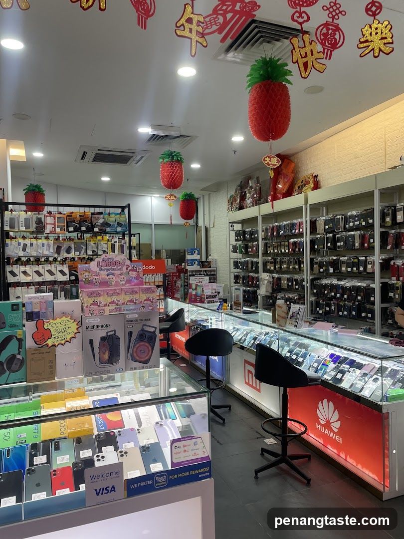 Electronics Store Interior