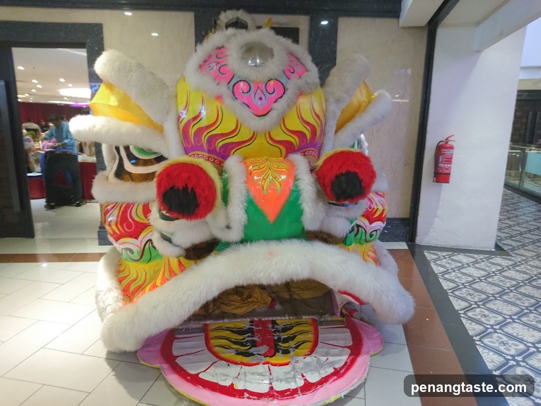 Lion Dance Costume Display