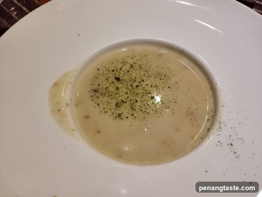 Soup on Plate