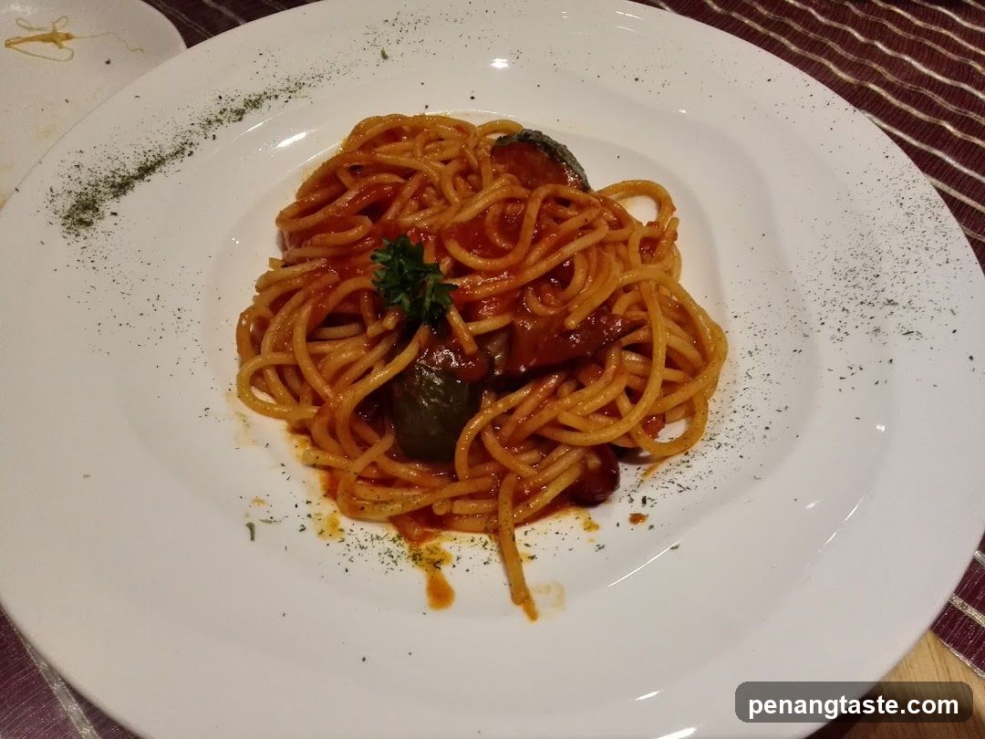 Spaghetti dish