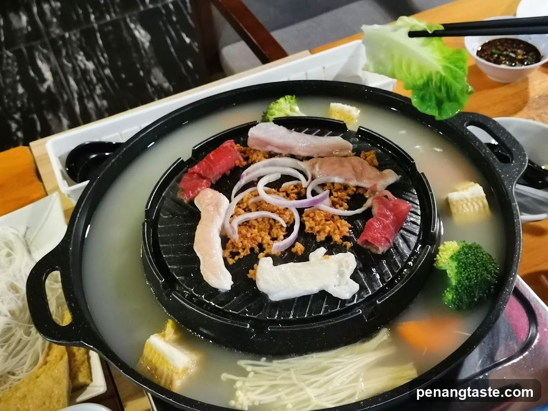 Grilled Seafood and Vegetable Pot
