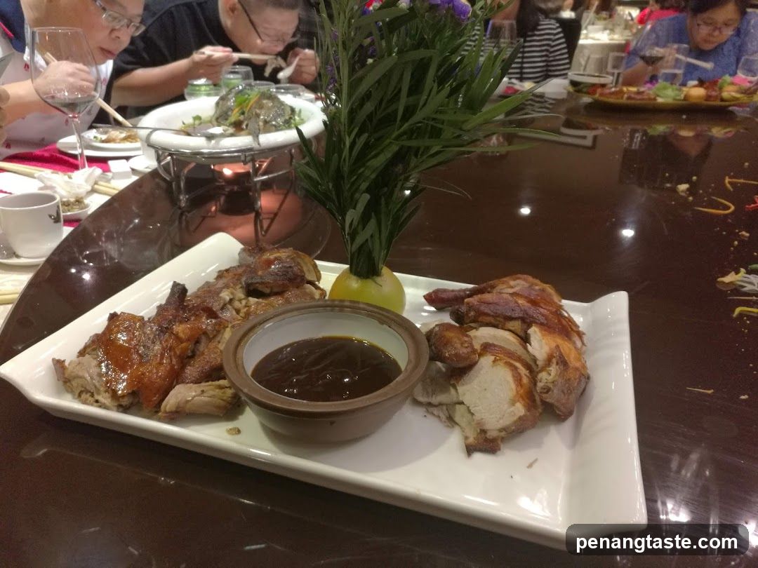 Dining Table with Roasted Chicken