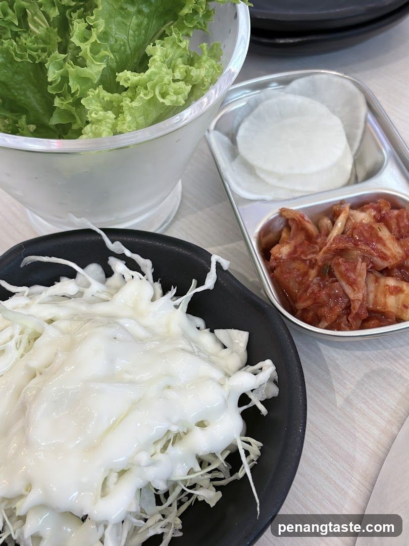 Food Items on Table