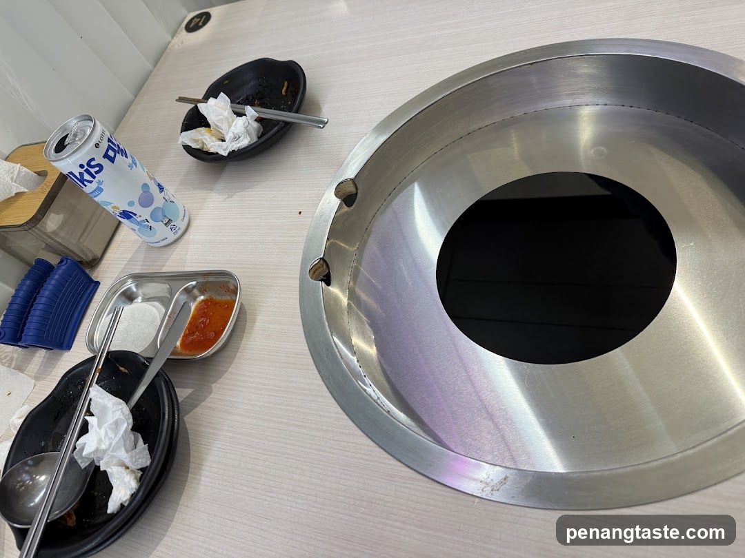 Restaurant Interior Table View