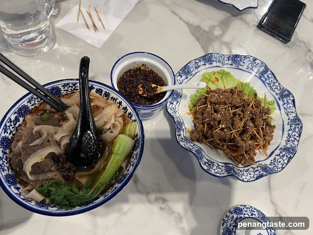 Dining Table with Chinese Cuisine