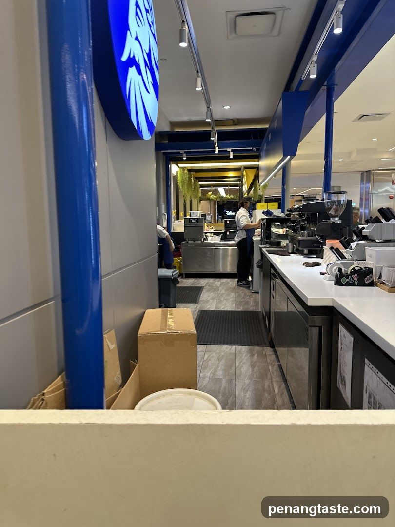 Interior of a café or coffee shop