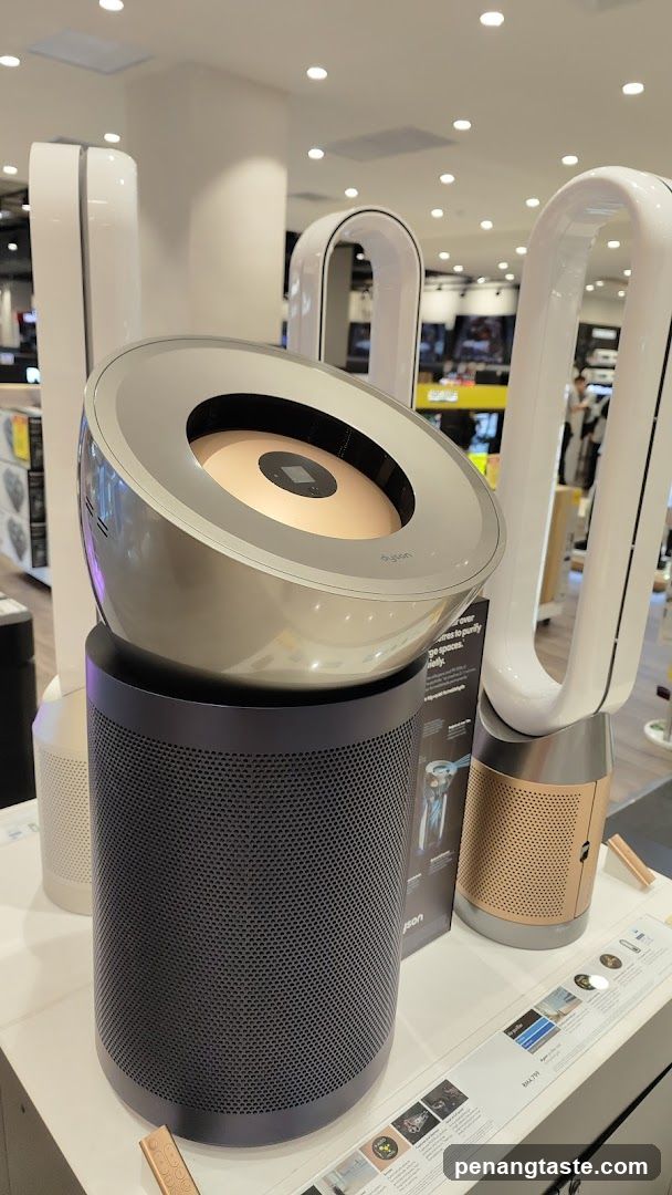 Dyson Product Display in Retail Store