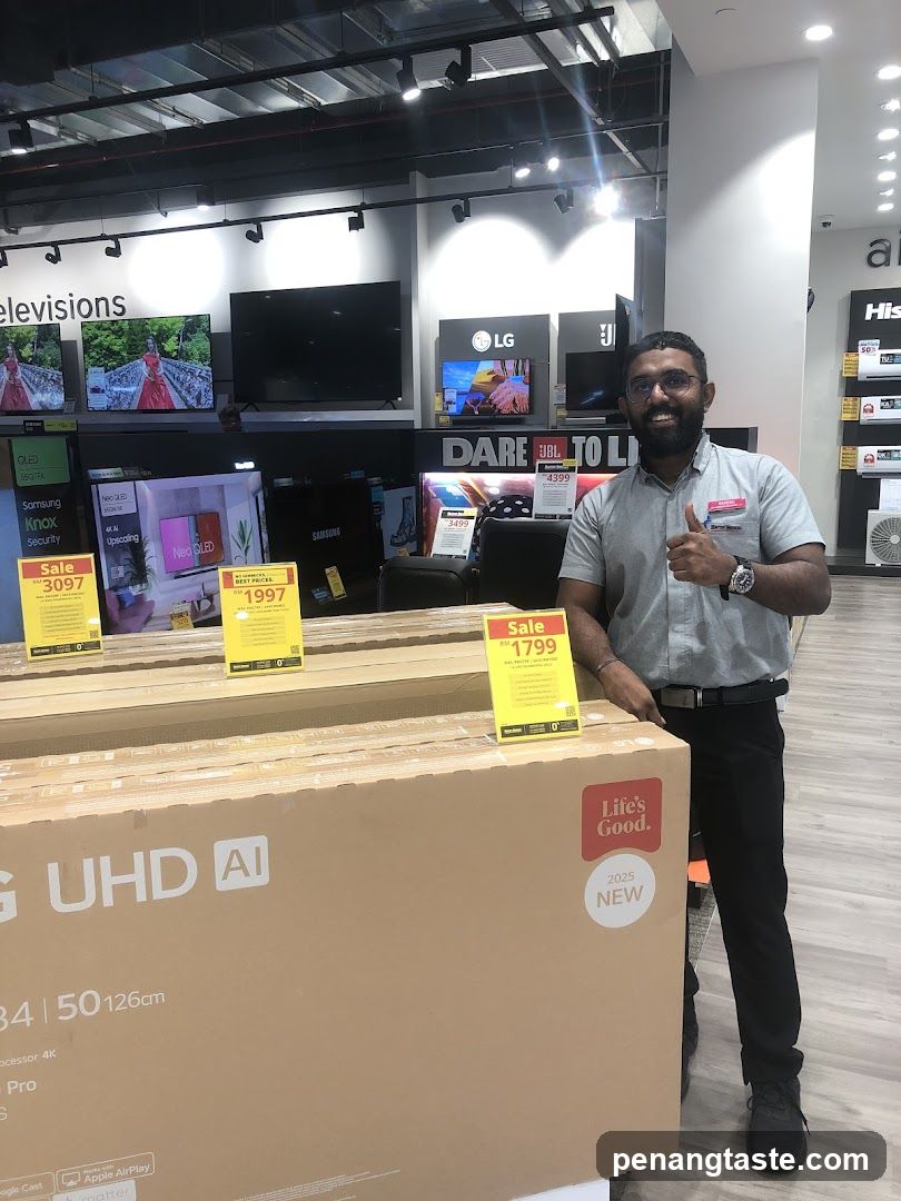Store Interior with Staff and Product Display
