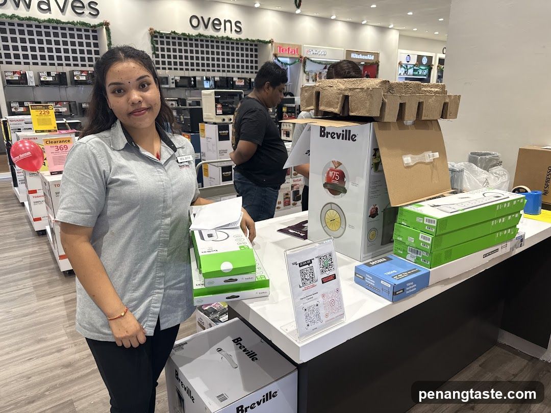 Store Interior with Staff and Products