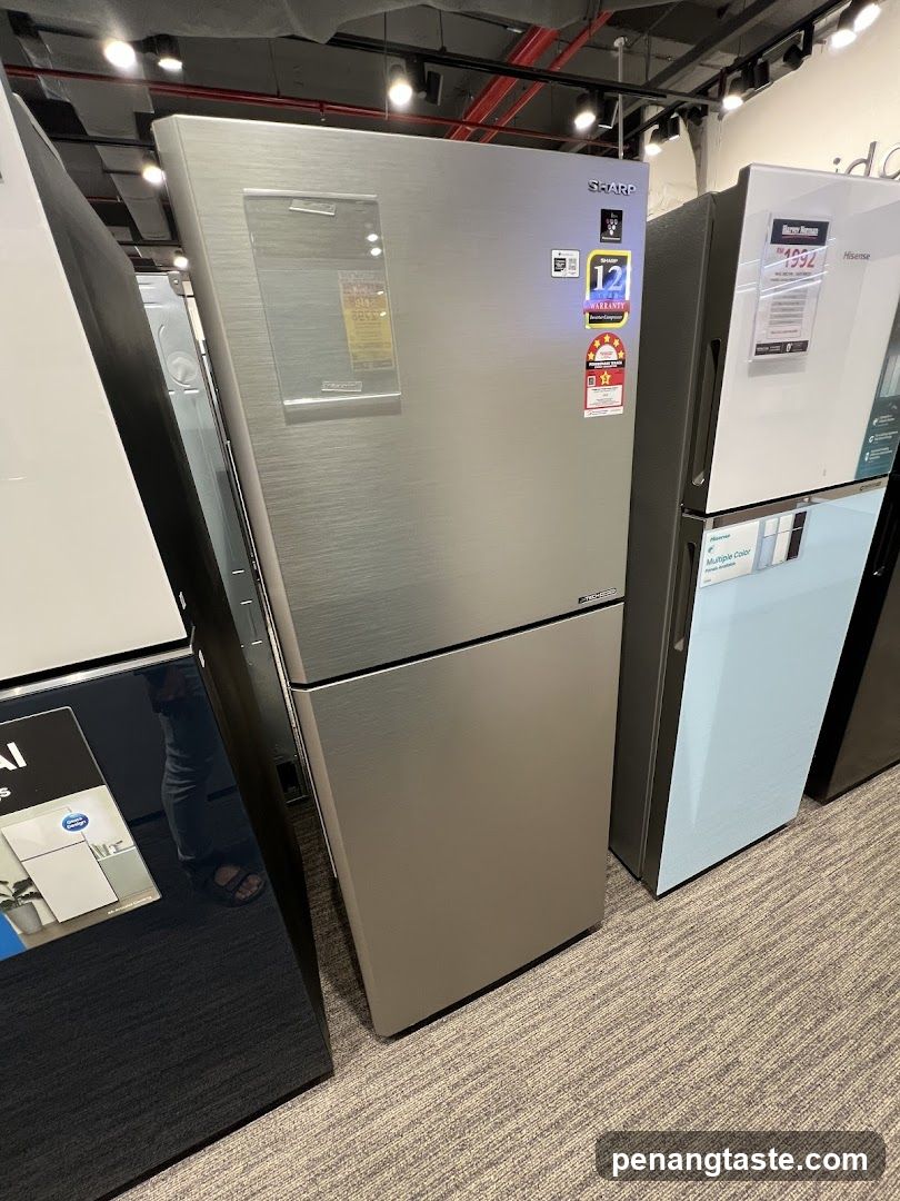 Refrigerator Display in Store