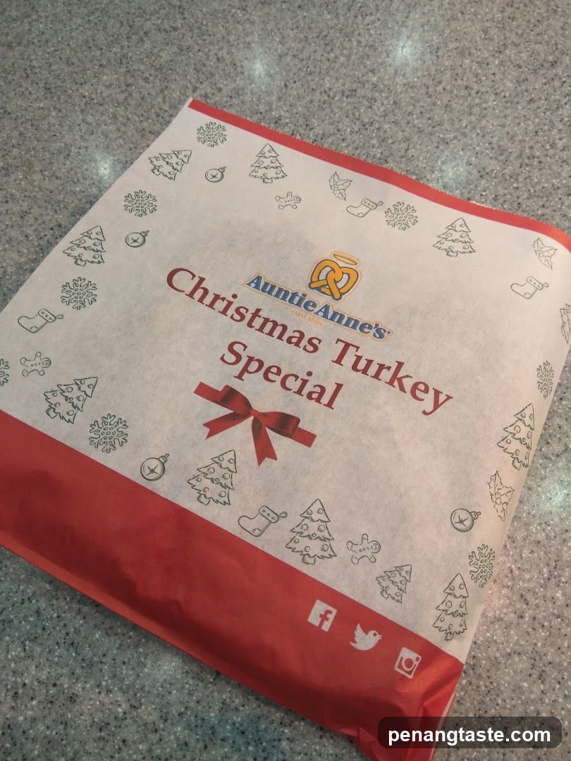 AuntieAnne's Christmas Turkey Special Packaging