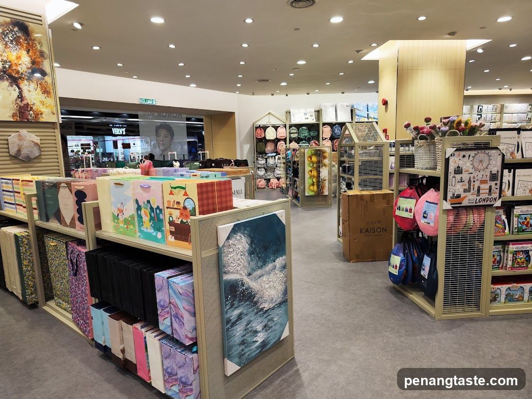 Interior of a retail store
