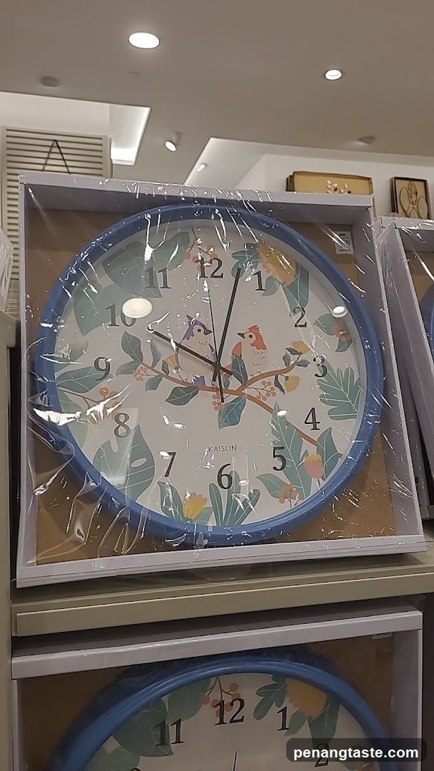 Wall Clock Display in Store