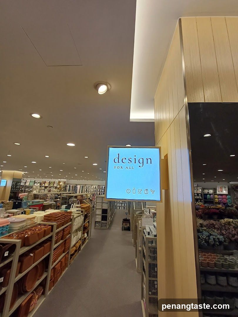 Interior of a retail store