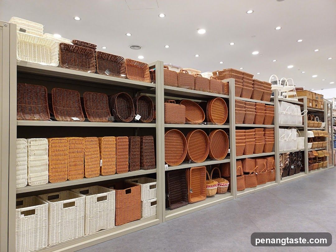 Woven Baskets Display