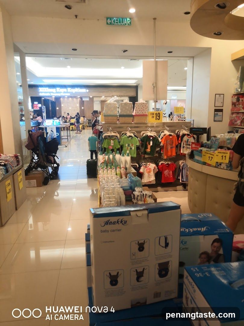Interior baby product store