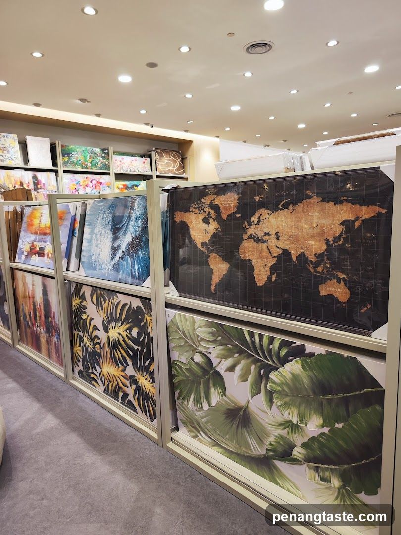 Interior Art Store Display