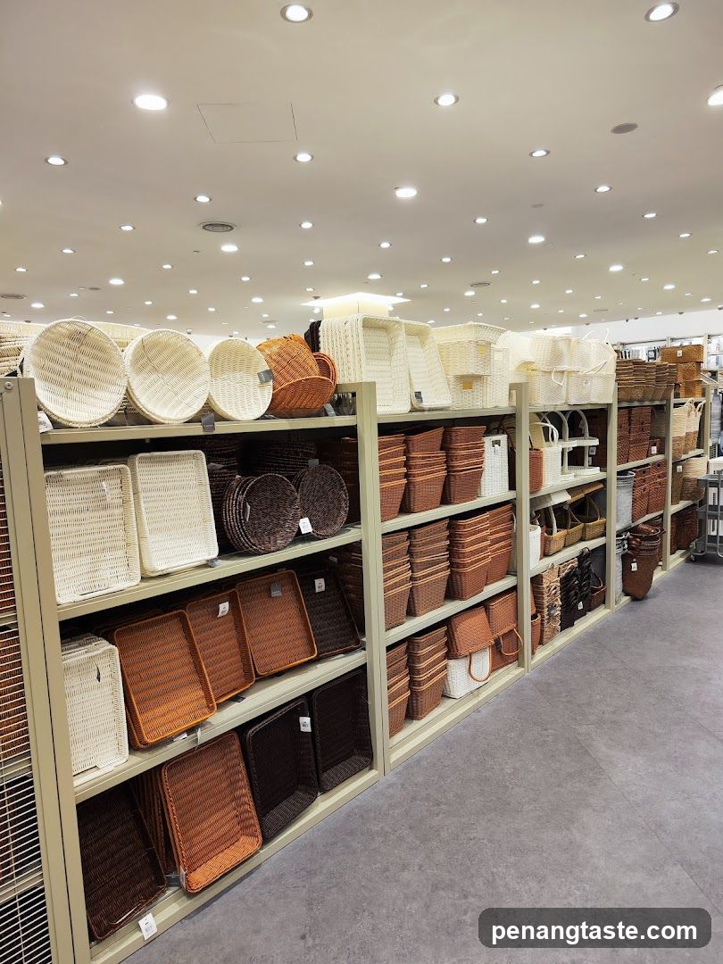 Woven Baskets Display