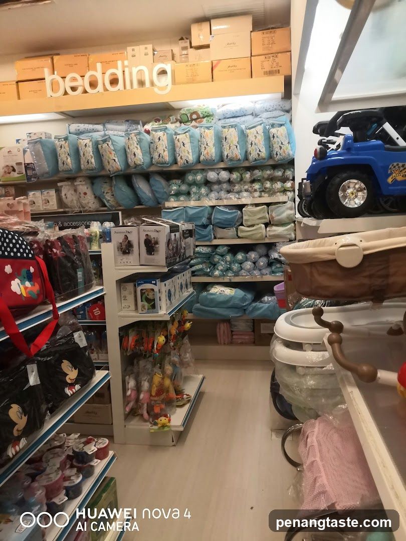 Interior of a baby goods store