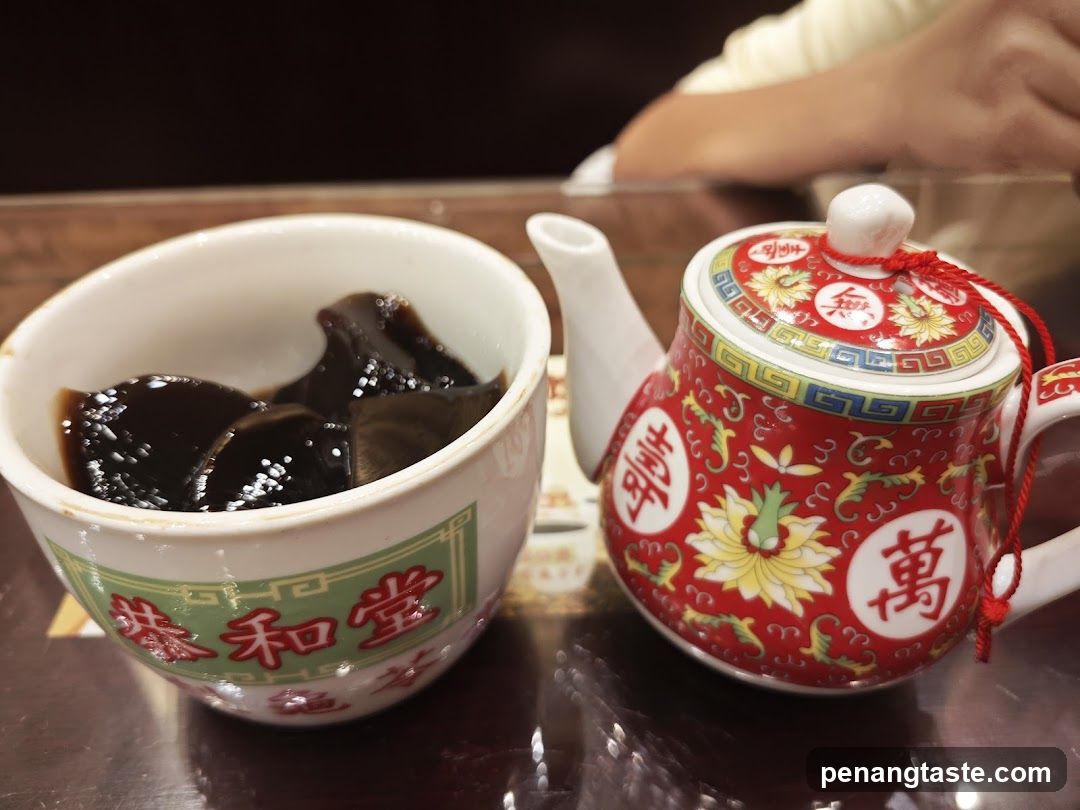 Table Setting with Traditional Chinese Tea Set