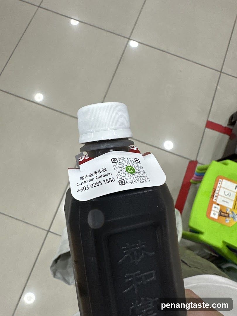 Product Bottle with Customer Care Label
