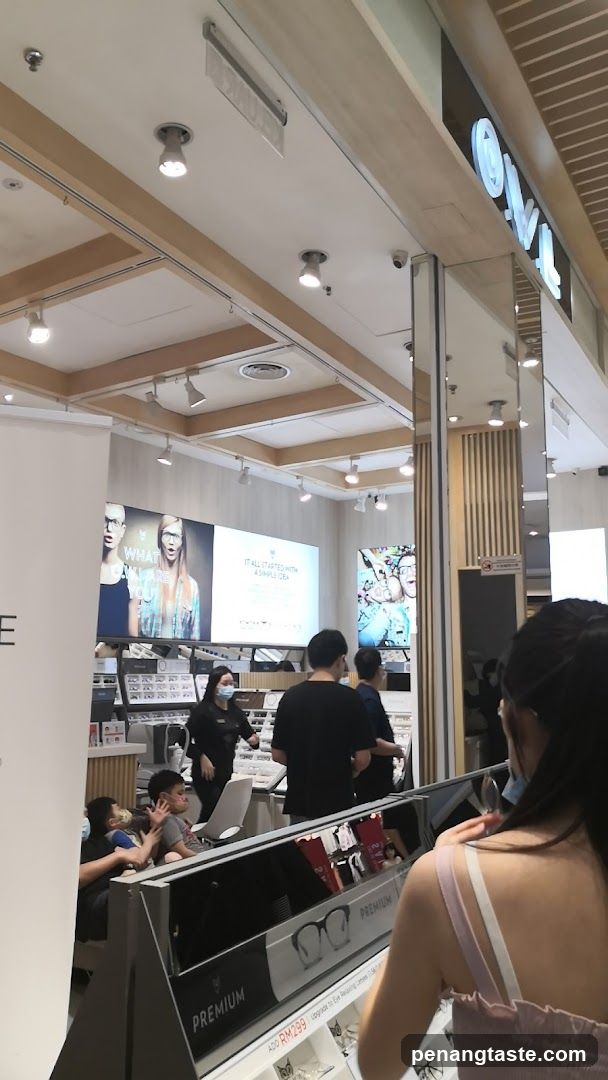Inside a retail store