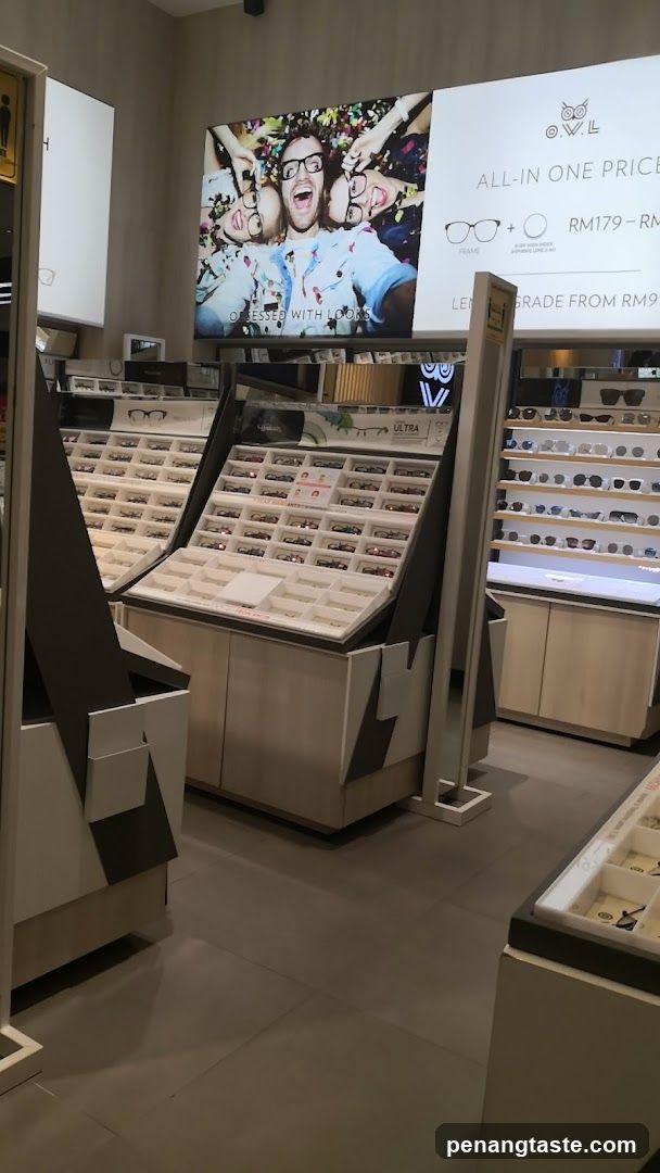 Owl Optics Store Interior