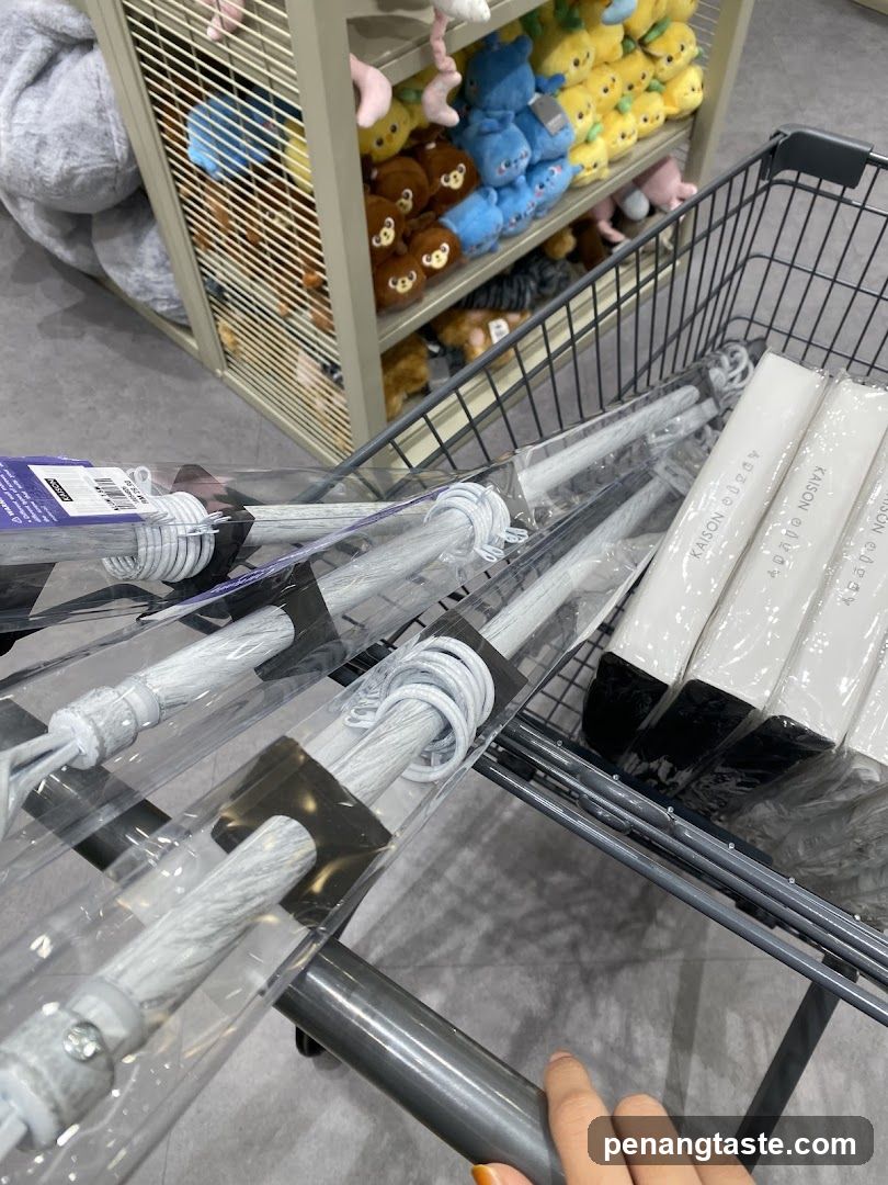 Shopping Cart with Home Goods