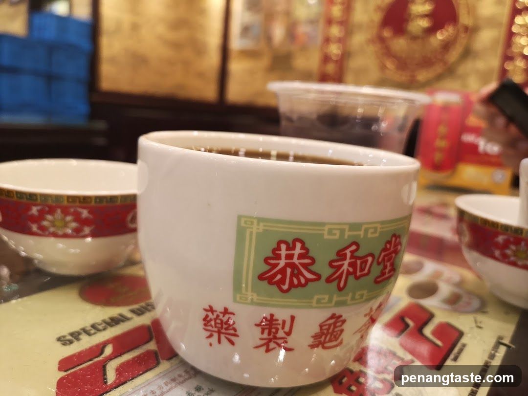 Interior of a traditional Chinese establishment