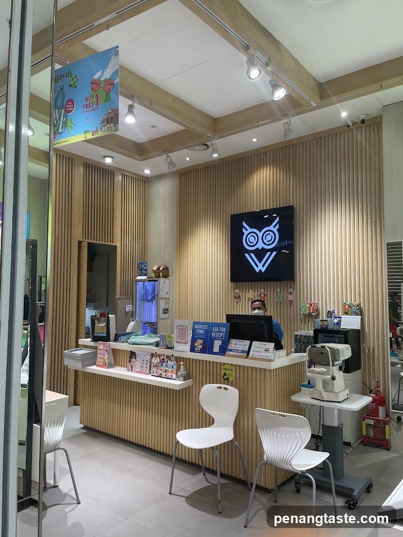 Interior of optical store