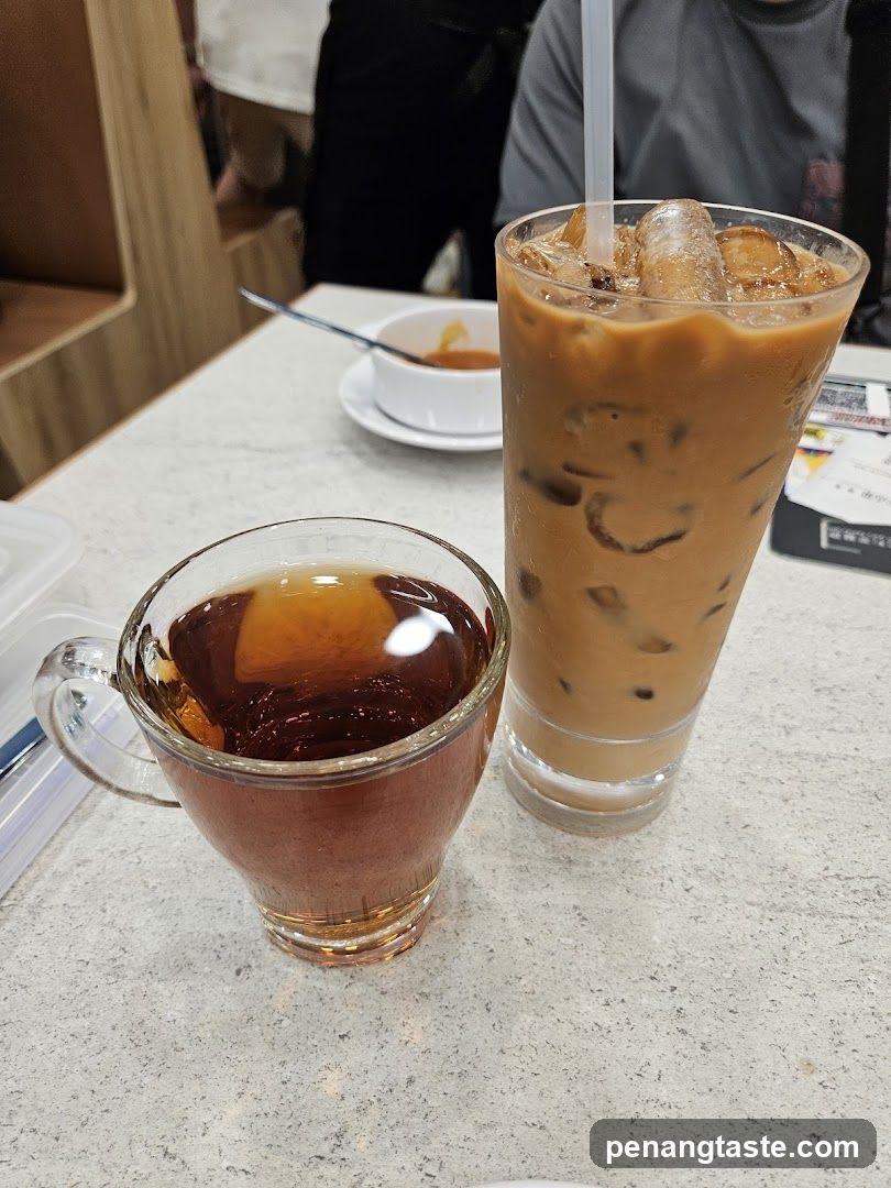 Tabletop beverages in café