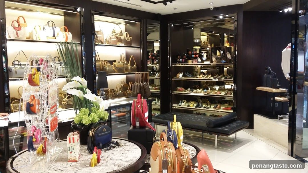 Luxury Handbag and Shoe Store Interior