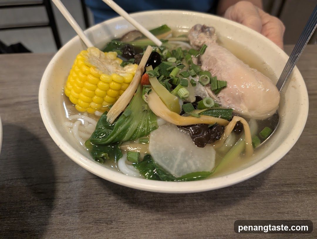 Noodle Soup with Chicken and Vegetables