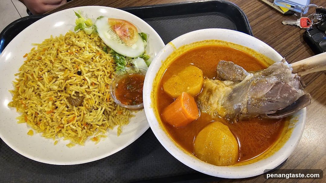 Lamb Shank with Rice