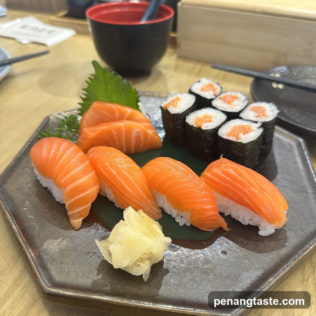 Salmon Sushi Platter