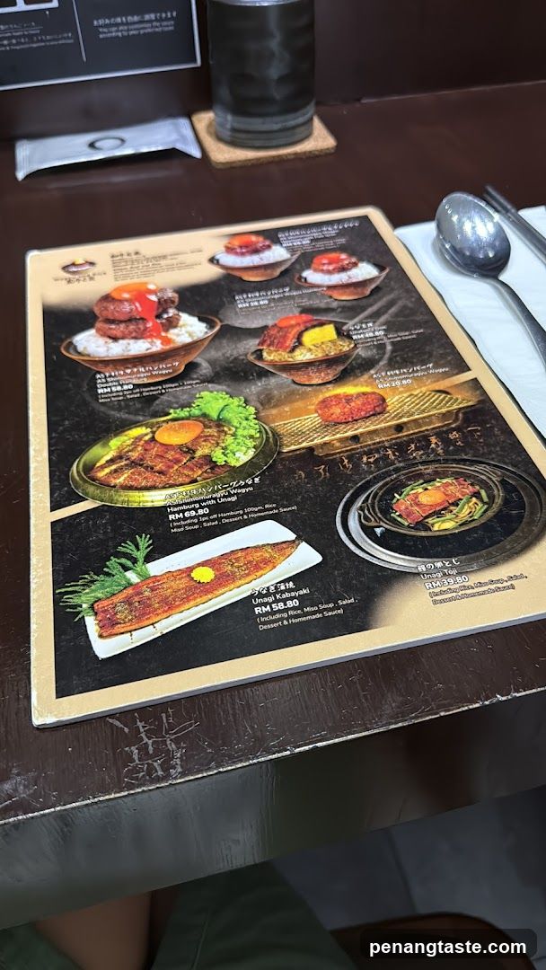 Japanese Food Menu