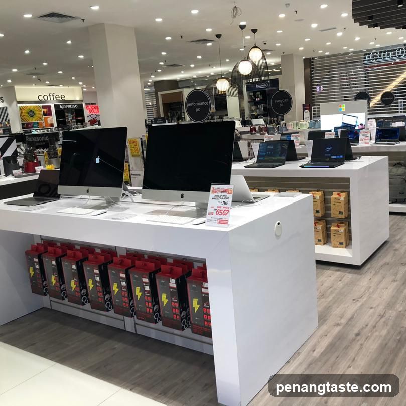 Electronics Store Interior