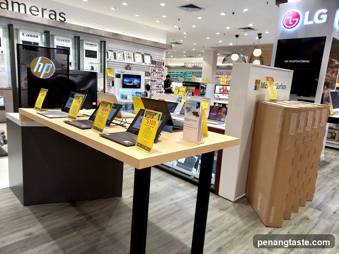 Electronics Store Interior