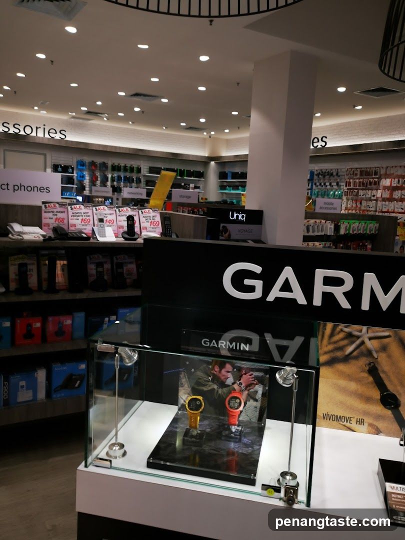 Garmin Display in Electronics Store