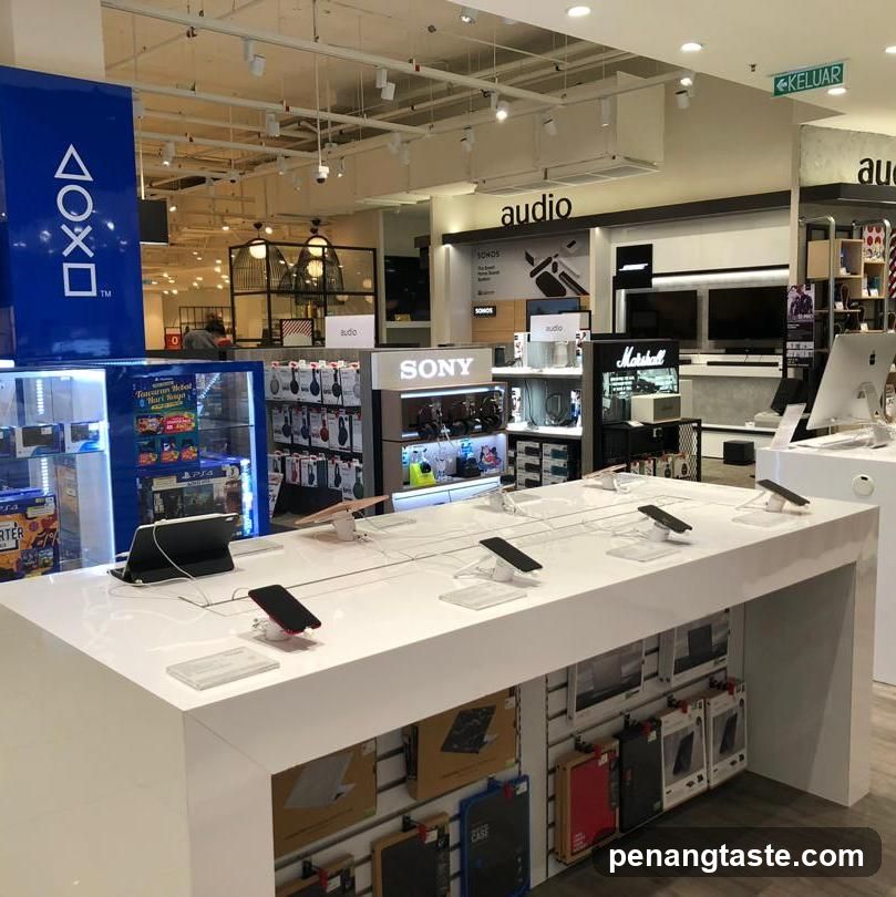 Electronics Store Interior