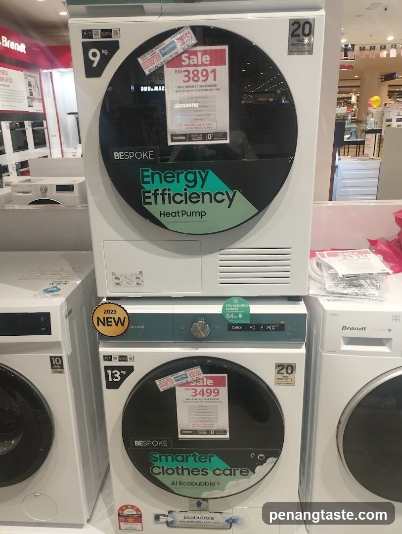 Appliance Display in Retail Store