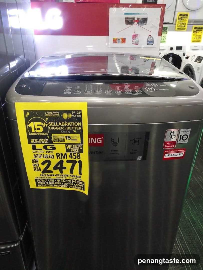 LG Washing Machine Display