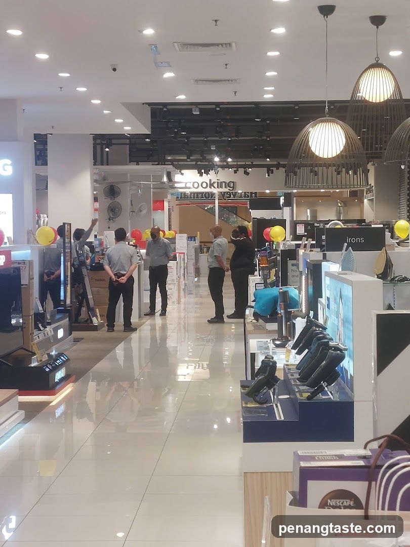 Interior of retail store