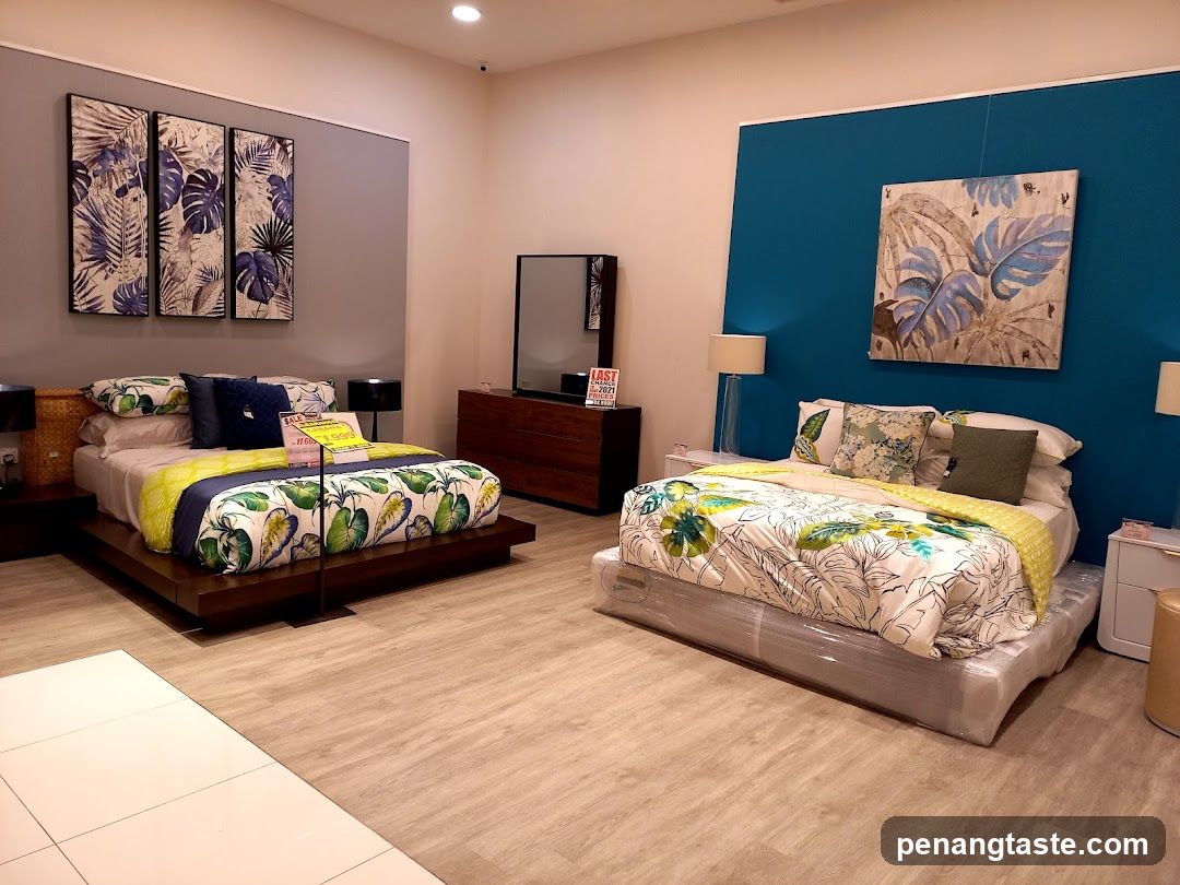 Bedroom furniture showroom